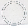 LARGE METAL WIRE WREATH 35CM - 6041 (Box of 12)