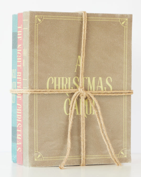CHRISTMAS CLASSICS BOOK STACK 33cm - X3003 (Box of 2)