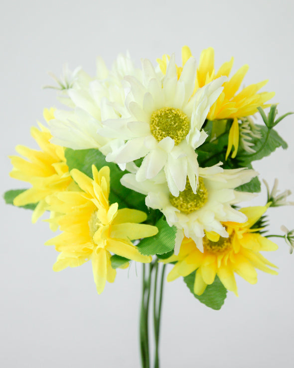 GERBERA BUSH X10 CREAM YELLOW- 7162CRYE (Box of 200)