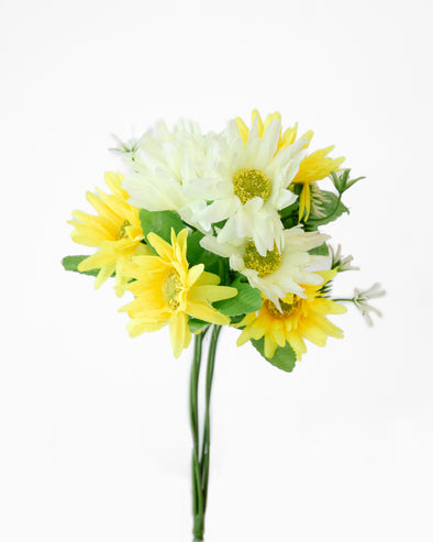 GERBERA BUSH X10 CREAM YELLOW- 7162CRYE (Box of 200)