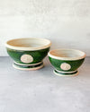 KEW SET OF 2 BOWLS CHARTWELL GREEN - 4322HG (Box of 1 set)