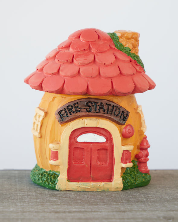 FAIRY VILLAGE FIRE STATION 10CM - 6883 (Box of 4)