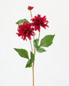 REAL TOUCH DAHLIA x3 RED 65CM - 7077RD (Box of 12)