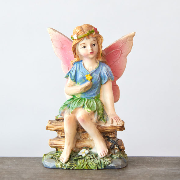 FAIRY ON BENCH 7CM - 7123 (Box of 6)