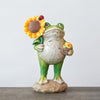 FROG WITH SUNFLOWER 8CM- 7131 (BOX OF 4)