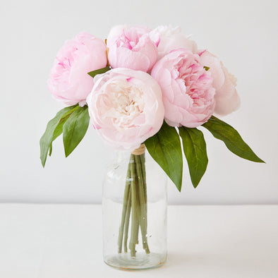 PEONY BOUQUET X9 TT PINK 35CM - 7141TTPK (Box of 12)