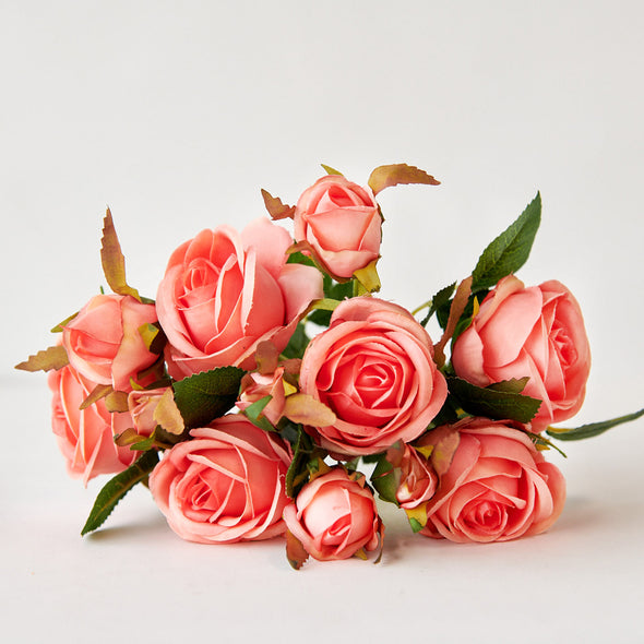 ROSE BOUQUET X6 CORAL 36CM - 7142CO (Box of 12)