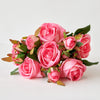 ROSE BOUQUET X6 ROSE 36CM - 7142RO (BOX OF 12)