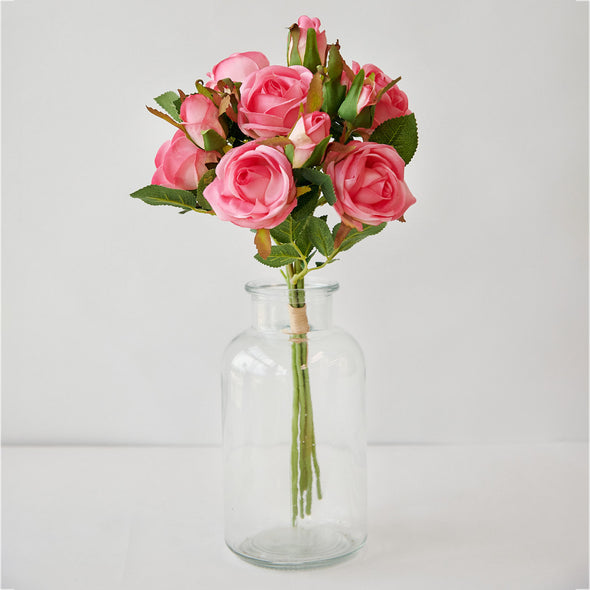 ROSE BOUQUET X6 ROSE 36CM - 7142RO (BOX OF 12)