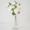 ROSE BOUQUET X6 WHITE 36CM - 7142WH (BOX OF 12)