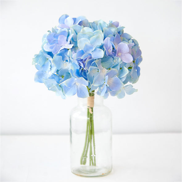 HYDRANGEA BOUQUET BLUE 30CM - 7144BL (BOX OF 12)