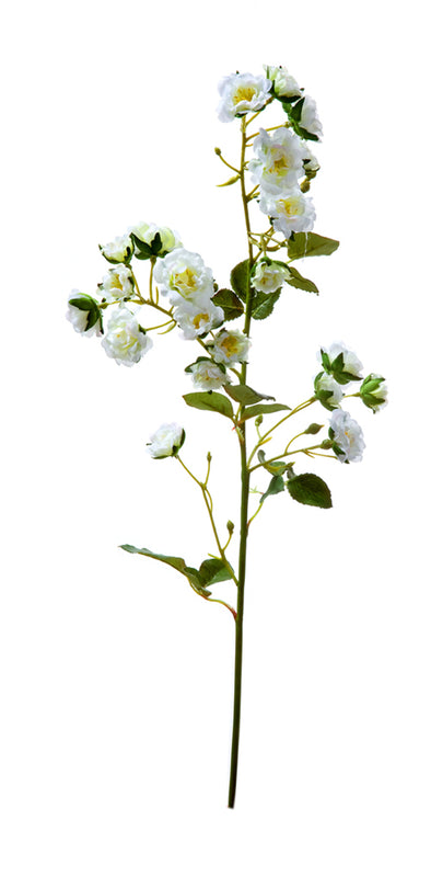 ROSE SPRAY WHITE 56CM - 7209WH (Box of 12)