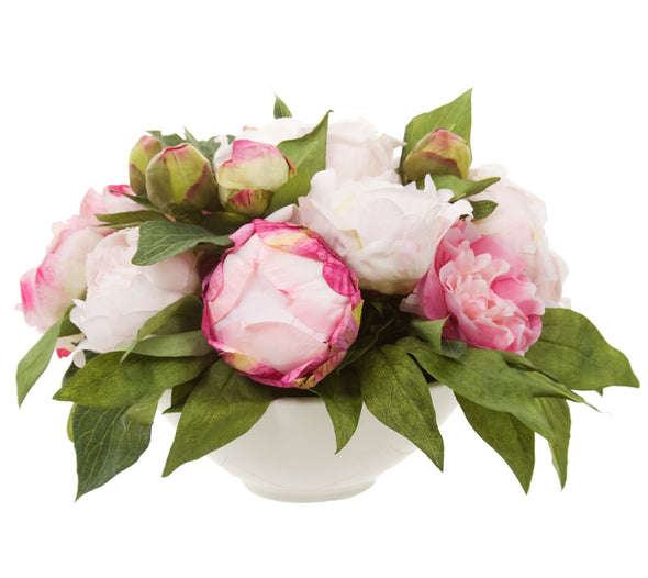 PEONY ARRANGEMENT 32X25CM - 7264 (Box of 1)