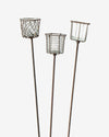 GARDEN LIGHTS 3 ASSORTED RUST 7 x 100CM  - CV05020 (Box of 3)