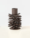 FIR CONE CANDLE HOLDER ANTIQUE RUST 8CM - CV05087 (Box of 6)