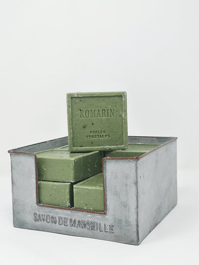CASA VERDE ZINC SOAP MERCHANDISER 15 X 15 X 9CM - CV07021 (Box of 4)