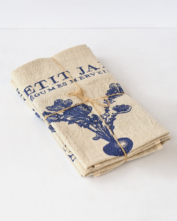 TEA TOWEL VINTAGE PETIT JARDIN - CV12036 (Box of 3)