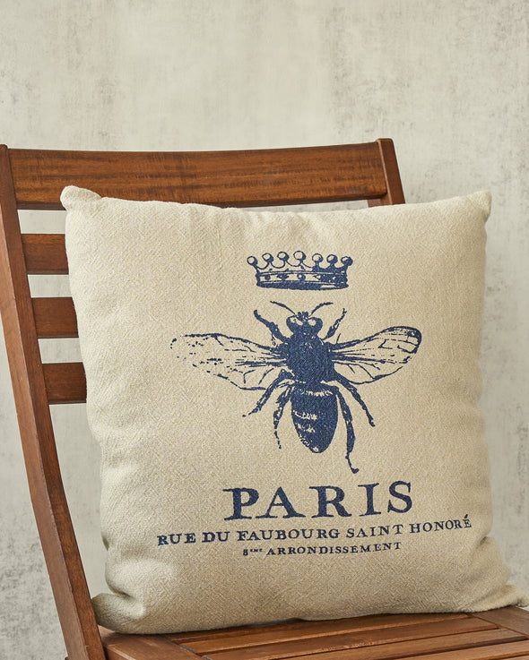 CUSHION VINTAGE QUEEN BEE 45 x 45cm - CV12032 (Box of 2)