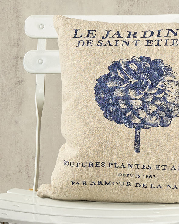 CUSHION VINTAGE LE JARDINIER 45 x 45cm - CV12033 (Box of 2)