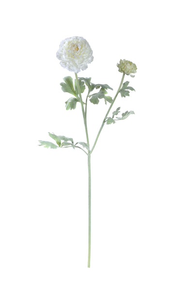 ZINNIA SPRAY WHITE 75CM - 7239WH (Box of 12)