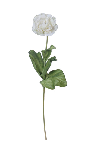 DOUBLE TULIP WHITE 65CM - 7246 (Box of 8)