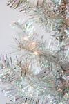 TINSEL CHRISTMAS TREE SILVER 4FT - X3453 (Box of 1pc)
