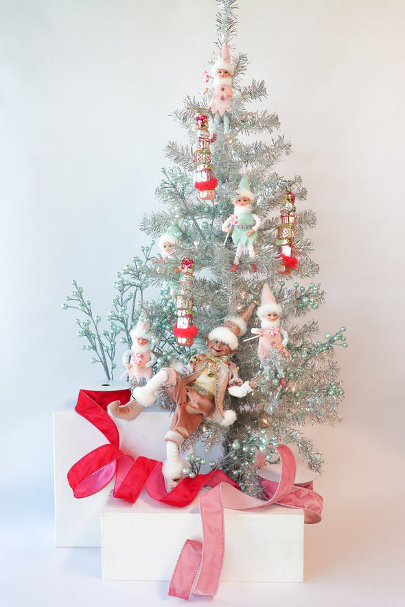 TINSEL CHRISTMAS TREE SILVER 4FT - X3453 (Box of 1pc)