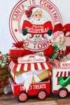 CHRISTMAS SANTA IS COMING SIGN - X3900 (Box of 8 pcs)