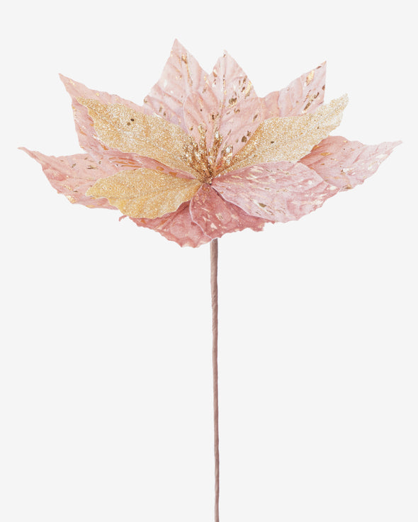 POINSETTIA ROSE GOLD 30cm - X2087RO (Box of 48)