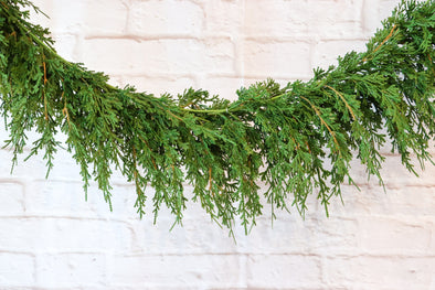CYPRESS GARLAND REAL TOUCH 6FT - X3466 (Box of 2pcs)