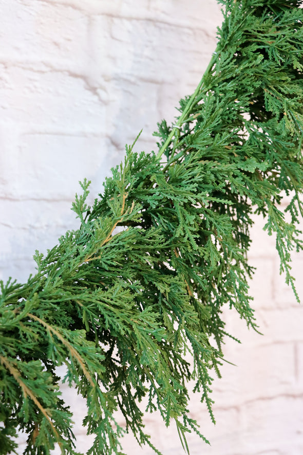 CYPRESS GARLAND REAL TOUCH 6FT - X3466 (Box of 2pcs)