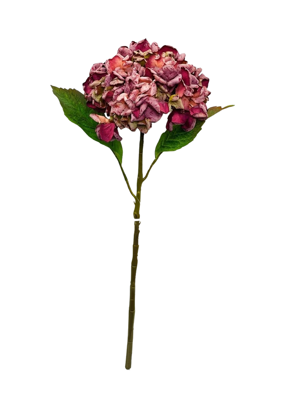 CHARRED HYDRANGEA SPRAY MAUVE 32.5CM - X3471MV (Box of 24pcs)