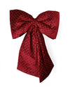 CHRISTMAS BOW ORNAMENT RED 52 X 74CM- X3578 (Box of 6 pcs)