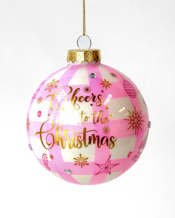 CHRISTMAS BUBBLES BALL ORNAMENT 10CM - X3641 (Box of 12pcs)