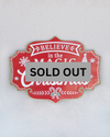 MAGIC OF CHRISTMAS METAL SIGN 61CM - X2771 (Box of 2)