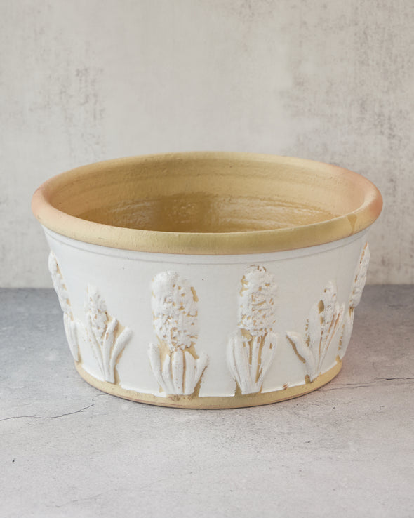 KEW SET OF 3 HYACINTH POTS OLD WHITE - 4326OWH (Box of 1 set)
