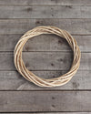 WILLOW WREATH NATURAL 30CM