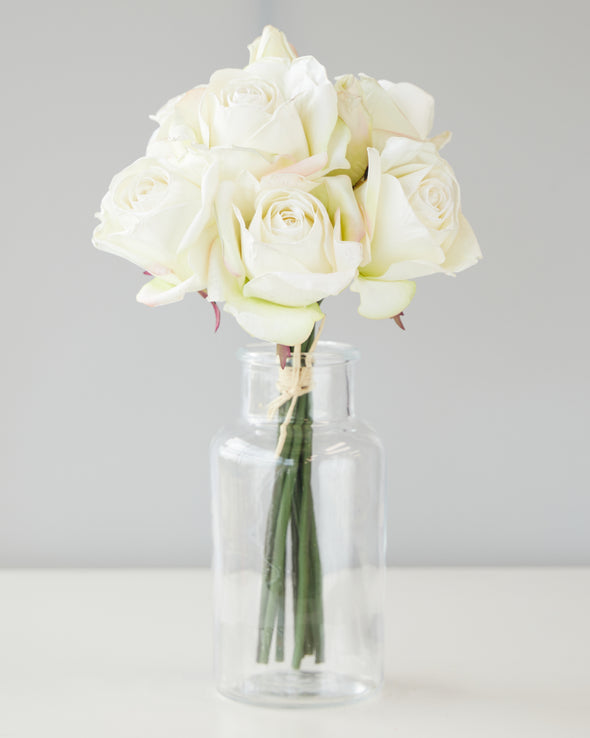 ROSE BOUQUET WHITE 27.5CM - 7055WH (Box of 24)
