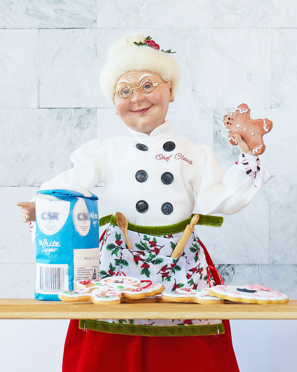 SANTAS PANTRY CHEF CLAUS 52.5CM - X1378 (Box of 1)