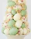 CONE TREE CREAM/GREEN 38CM - E1173 (Box of 2)