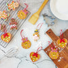 GINGERBREAD BALLERINA ORNAMENT PINK 10CM - X2377 (Box of 24)