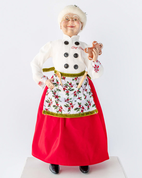 SANTAS PANTRY CHEF CLAUS 52.5CM - X1378 (Box of 1)