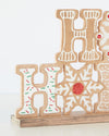 GINGERBREAD HOHOHO SITABOUT 29CM - X2492 (Box of 4)