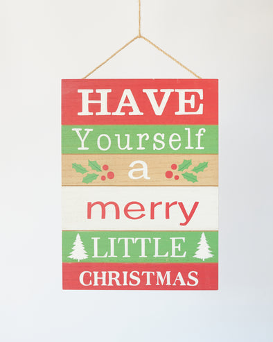 WALL PLAQUE RED/WHITE/GREEN 40.2cm - X2524 (Box of 4)