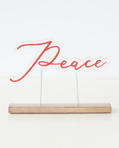 PEACE TABLE SITTER 15.2cm - X2558 (Box of 4)