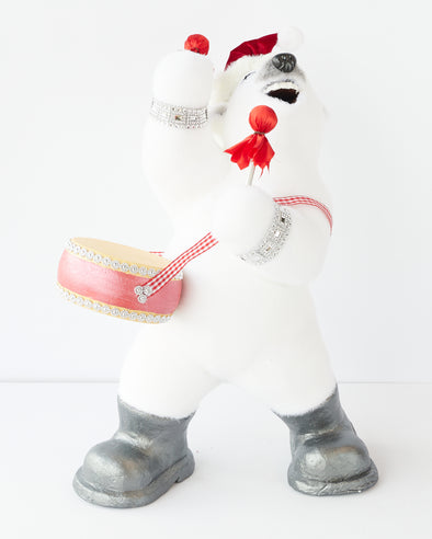 POLAR BEAR WITH DRUM 51CM - X2582 (Box of 2)