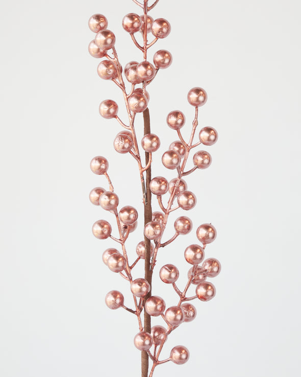 BERRY SPRAY METALLIC PINK 65CM - X2920PK (Box of 24)