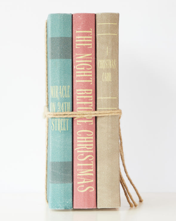 CHRISTMAS CLASSICS BOOK STACK 33cm - X3003 (Box of 2)